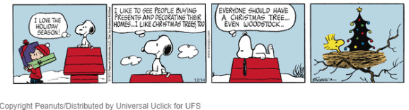 Woodstocks Christmas Tree